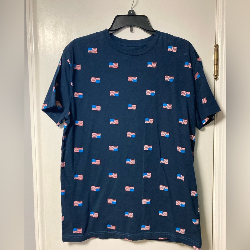 Isaac Morris: "USA Flag" T-Shirt, Size Mens Large